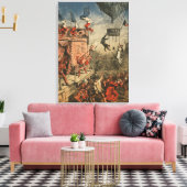 Humoristische print van een theateracteur (Insitu (Woonkamer))