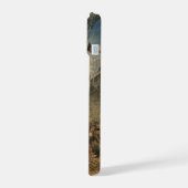 Humoristische print van een theateracteur iPhone 15 case (Linkerkant)