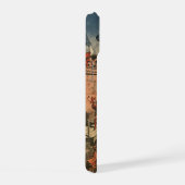 Humoristische print van een theateracteur iPhone 15 case (Rechterkant)