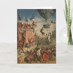 Humoristische print van een theateracteur kaart