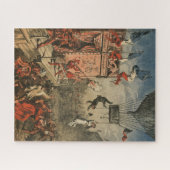 Humoristische print van een theateracteur legpuzzel (Horizontaal)