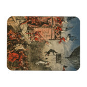 Humoristische print van een theateracteur magneet (Horizontaal)