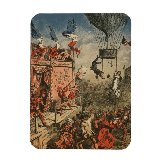 Humoristische print van een theateracteur magneet (Verticaal)