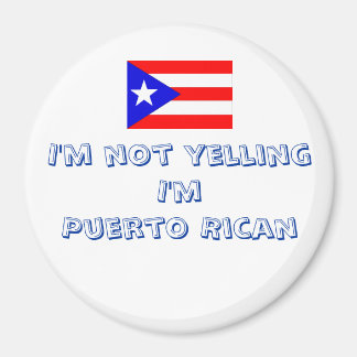 Humoristische Puerto Ricaanse magneet