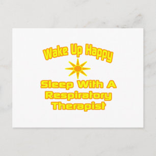 Humoristische respiratoire therapeut geschenken briefkaart
