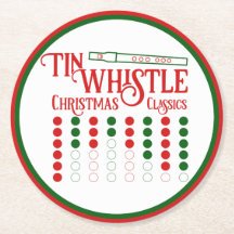 Humoristische Retro Tin Whistle Kerst Klassiekers