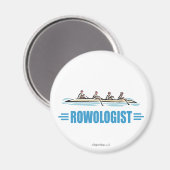 Humoristische roeien magneet (Voorkant / Achterkant)