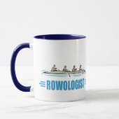 Humoristische roeien mok (Links)