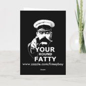 Humoristische St George Dag Kaart (Achterkant)