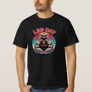 Humoristische struisvogelkunst voor vogelliefhebbe t-shirt