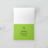 Humoristische Tennis Verjaardag Kaart (Binnen)