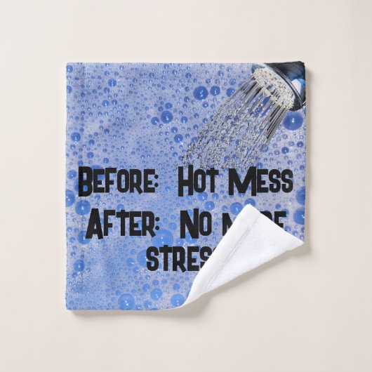 Humoristische Tienerjongens Badkamer Decor Grappig Washandje (Wasdoekje)