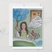 Humoristische uitnodiging voor Baby-Show (Voorkant)