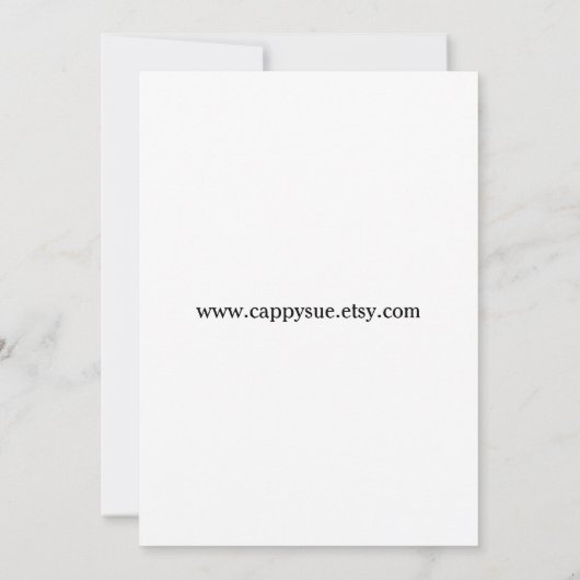 Humoristische uitnodiging voor Baby-Show (Achterkant)