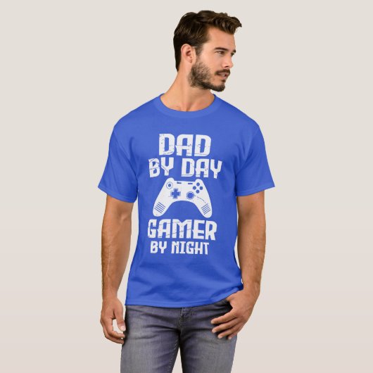 Humoristische vader Gaming Vaders Day Gift T-shirt (Voorkant volledig)