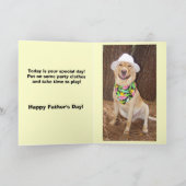 Humoristische Vaderdag Kaart (Binnen)