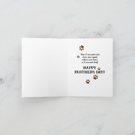 Humoristische Vaderdag Kaart (Binnen)