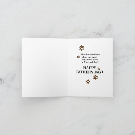 Humoristische Vaderdag Kaart (Binnen)