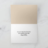 Humoristische verjaardag Golden Retriever Kaart (Binnen)