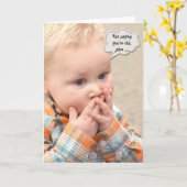 Humoristische Verjaardag met persoonlijke naam Kaart (Gele Bloem)