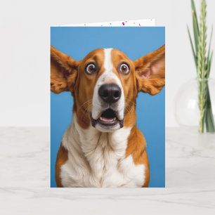 Humoristische verjaardag van Basset Hound Kaart