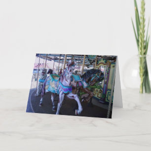 HUMORISTISCHE VERJAARDAG VOLWASSEN KAART CARROUSEL