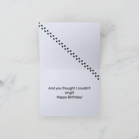 Humoristische verjaardagsgroet met Duitse herder Kaart (Binnen)