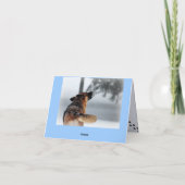 Humoristische verjaardagsgroet met Duitse herder Kaart (Achterkant)