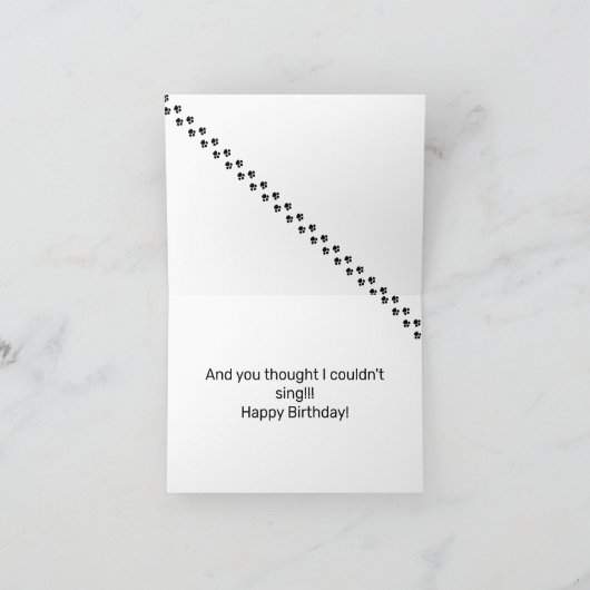 Humoristische verjaardagsgroet met Duitse herder Kaart (Binnen)