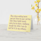 Humoristische verjaardagskaart kaart (Gele Bloem)