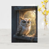 humoristische verjaardagskuil kaart (Gele Bloem)