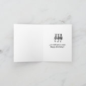 Humoristische verjaardagswens kaart (Binnen)