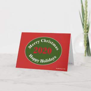 Humoristische vertraagde kerstkaart kaart