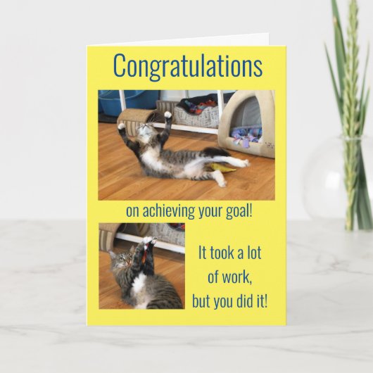 Humoristische Wens voor Job Promotion Kaart (Voorkant)