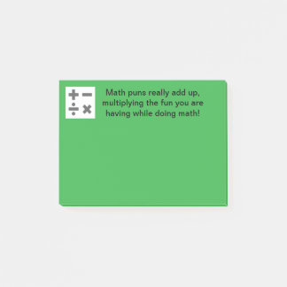 Humoristische Wiskunde Post-It Notes