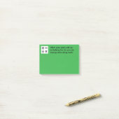 Humoristische Wiskunde Post-It Notes (Op bureau)