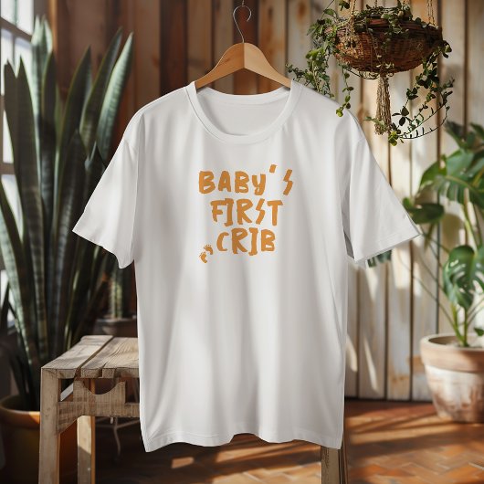 Humoristische zwangerschap baby vingerafdruk sinaa t-shirt