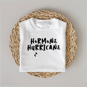 Humoristische zwangerschap baby vingerafdruk zwart t-shirt