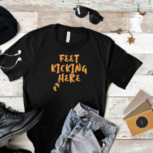 Humoristische zwangerschapsvingerafdruk sinaasappe t-shirt