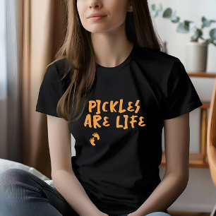 Humoristische zwangerschapsvingerafdruk sinaasappe t-shirt
