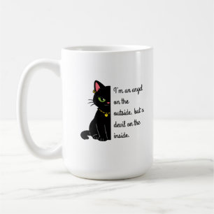 humoristische zwarte kat mokken