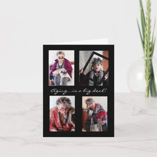 Humorous Ageing is een Big Deal Kaart (Voorkant)