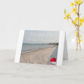 HUMOROUS BEACH CHRISTMAS GREETING CARD KAART (Gele Bloem)