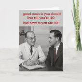 Humorous Birthday card  Kaart (Voorkant)