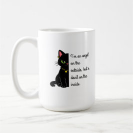 humorous black cat mugs koffiemok
