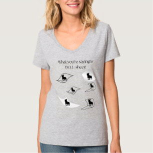 Humorous Bull-Dog Pet T-shirt