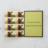 Humorous Bull Photo Vaderdag Kaart (Binnen)