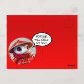 Humorous Chinese schattige slang jaar Voeg uw foto Briefkaart (Achterkant)