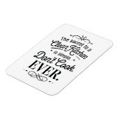 Humorous Clean Kitchen Secret Magneet (Linkerzijde)
