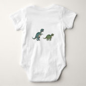 Humorous Coffee and Adulting Text Graphic Romper (Achterkant)